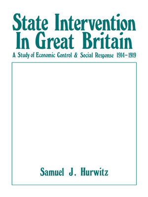 cover image of State Intervention in Great Britain